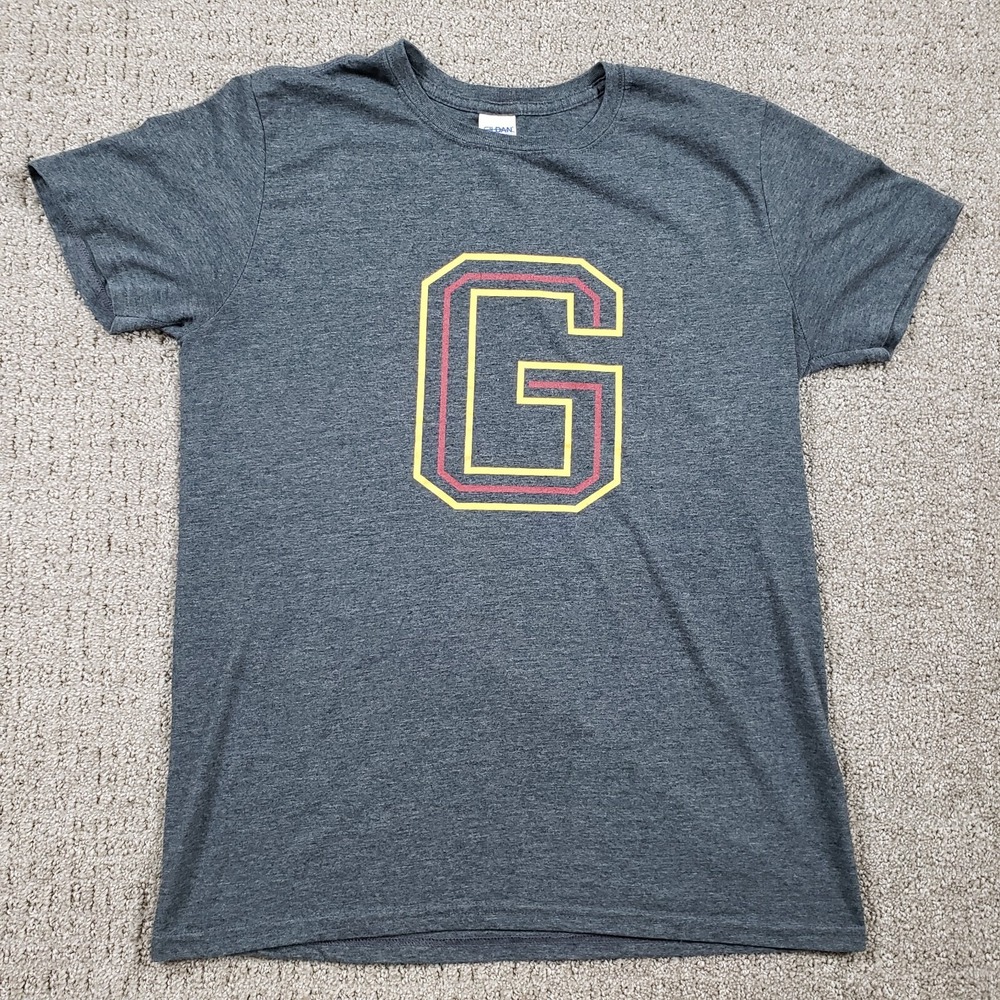 Gildan Georgia Bulldogs T-Shirt Mens M Gray Softstyle NCAA Bulldog Nation Tee